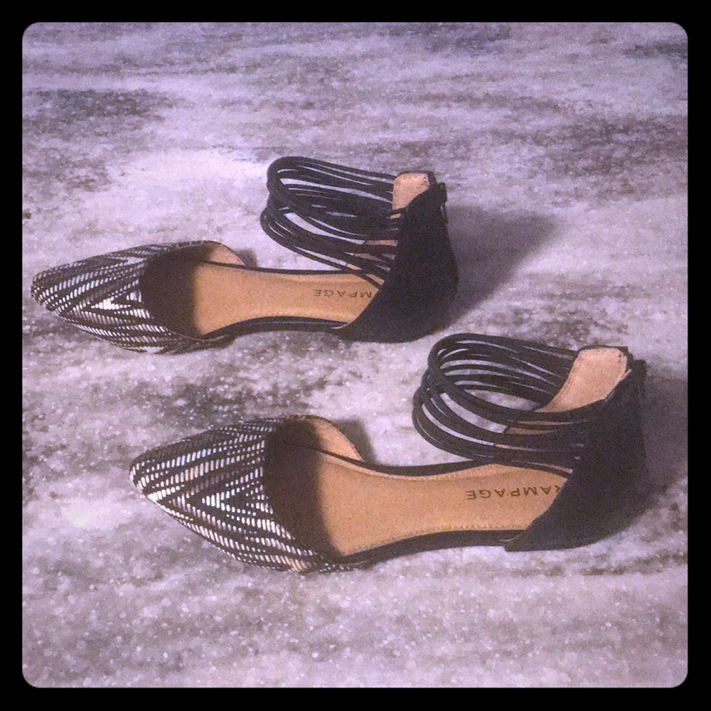 Rampage pointed toe flats